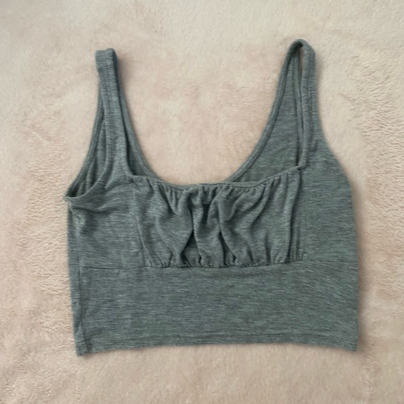 PacSun Gray Square-neck Tank - Picture 2 of 4